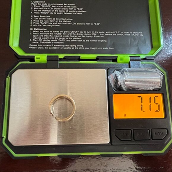 Cartier Double C Ring 18k YG Cuff Band Size US 6.5 - Picture 7 of 7